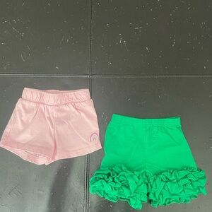 Garanimals Pink and Green Kids Shorts Set